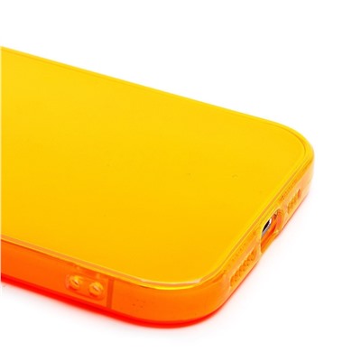 Чехол-накладка - SC344 для "Apple iPhone 13 Pro Max" (transparent/orange) (232032)