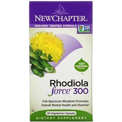 New Chapter, Rhodiola Force 300, 30 Vegetarian Capsules