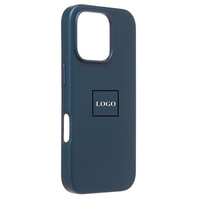 Чехол-накладка ORG SM002 экокожа SafeMag для "Apple iPhone 16 Pro" (pacific blue) (234503)