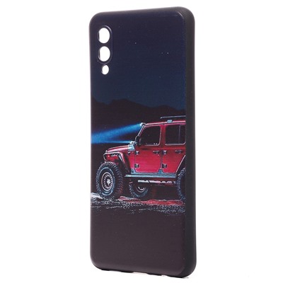 Чехол-накладка - SC185 для "Samsung SM-A022 Galaxy A02" (013) (black/red)