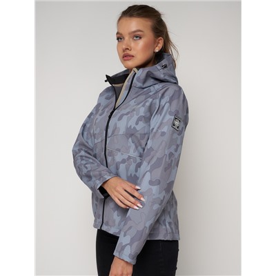 Ветровка MTFORCE женская softshell серого цвета 2207-1Sr