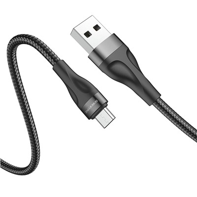 Кабель USB - micro USB Borofone BX61  100см 2,4A  (black)