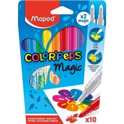 Фломастеры  8цв COLOR'PEPS MAGIC +2шт меняющие цвет 844612 Maped