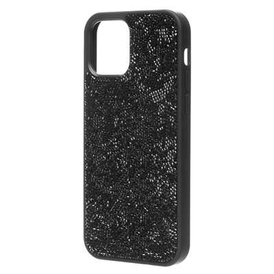 Чехол-накладка - PC071 POSH SHINE для "Apple iPhone 12/iPhone 12 Pro" россыпь кристаллов (black)