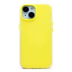 Чехол-накладка - SC346 для "Apple iPhone 15" (yellow) (232462)