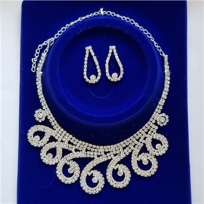 Комплект ожерелье и серьги, арт. 411.586