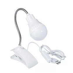 FORZA Фонарь-лампа на прищепке, 6 LED, питание USB, с выключателем