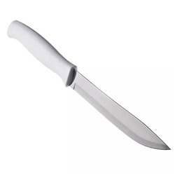 Кухонный нож 15 см Tramontina Athus, белая ручка, 23083/086