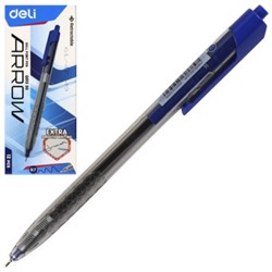 Ручка автоматическая шариковая Arrow EQ01330 синяя 0.7мм (1137695) Deli