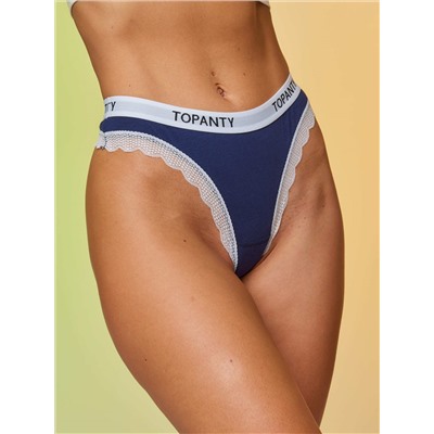 Набор женских трусиков TOPANTY 1006, FIT, 5 шт/уп