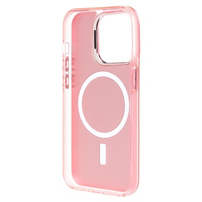 Чехол-накладка - SM025 SafeMag для "Apple iPhone 14 Pro" (pink) (232101)