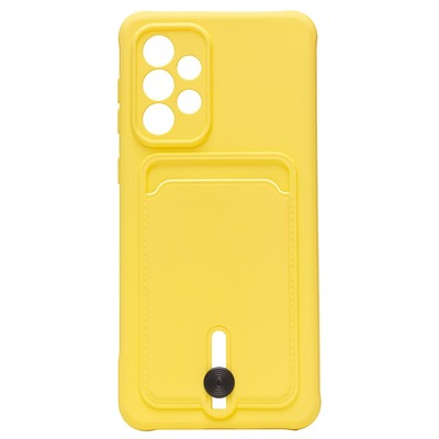 Чехол-накладка - SC304 с картхолдером для "Samsung SM-A336 Galaxy A33 5G" (yellow) (208760)