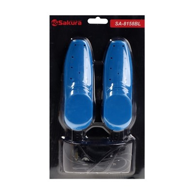 Сушилка для обуви Sakura SA-8158, 75°С, пластик, синий