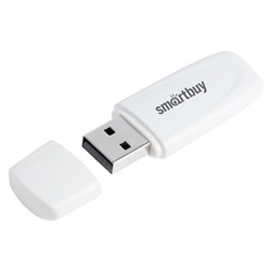 Флэш накопитель USB 64 Гб Smart Buy Scout (white)