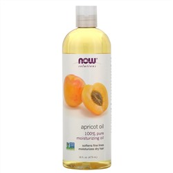 Now Foods, Solutions, Apricot Oil, 16 жидких унций (473 мл)