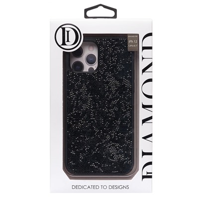 Чехол-накладка - PC071 POSH SHINE для "Apple iPhone 12/iPhone 12 Pro" россыпь кристаллов (black)