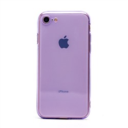 Чехол-накладка - SC344 для "Apple iPhone 7/8/SE 2022" (transparent/violet) (232074)