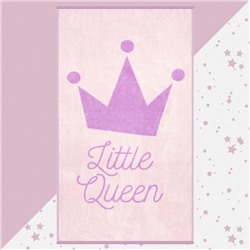 Полотенце махровое "Этель" Little queen, 70х130 см, 100% хлопок, 420гр/м2