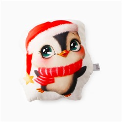 Подушка Этель "Happy penguin" 30х35 см, 100 п/э, велюр