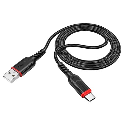 Кабель USB - Type-C Hoco X59 Victory  300см 2,4A  (black)