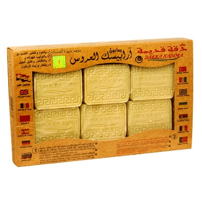 Купить Набор мыл Dakka Kadima 6 шт*75 гр., Лавровое арабское мыло с тюльпаном