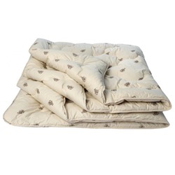 Одеяло миниевро (200х217) "Верблюжья шерсть" 150 гр/м Ившвейстандарт