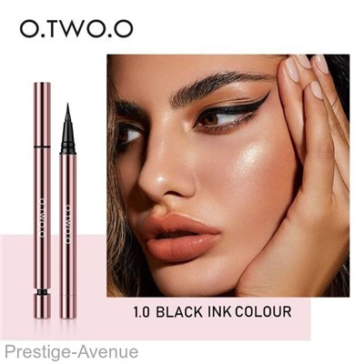 Подводка для глаз O.TWO.O Ink Colour waterproof eyeliner pen №1.0 Black (арт 1008)