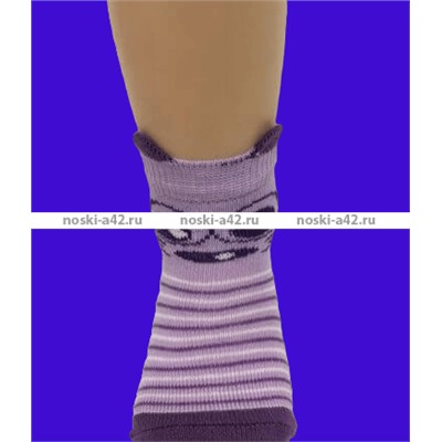 ЦЕНА ЗА 5 ПАР: ЮстаТекс носки детские 3с5 с ушками