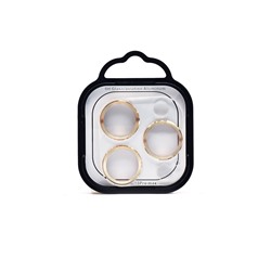 Защитное стекло для камеры - СG05 для "Apple iPhone 15 Pro/15 Pro Max" (gold) (231402)