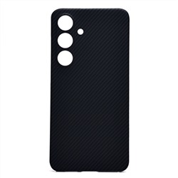 Чехол-накладка - SM009 POSH KEVLAR SafeMag для "Samsung Galaxy S24" (black) (230935)