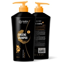 AsiaKiss Шампунь для волос ЭКСТРАКТ ЖЕНЬШЕНЯ Ginseng Hair Shampoo 500 мл