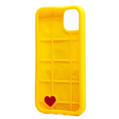 Чехол-накладка - SC319 для "Apple iPhone 14 Plus" (yellow) (215443)