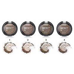 LUX visage Пудра для бровей Brow Powder №2 тепл.беж/4