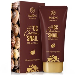 AsiaKiss СС-крем для лица выравнивающий МУЦИН УЛИТКИ Snail CC Cream 60 мл