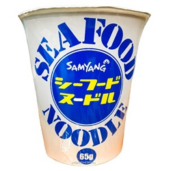 Лапша со вкусом морепродуктов Seafood Noodle Samyang, Корея, 65 г Акция