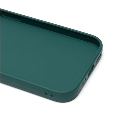 Чехол-накладка - PC084 экокожа для "Apple iPhone 14 Pro" (green) (219680)