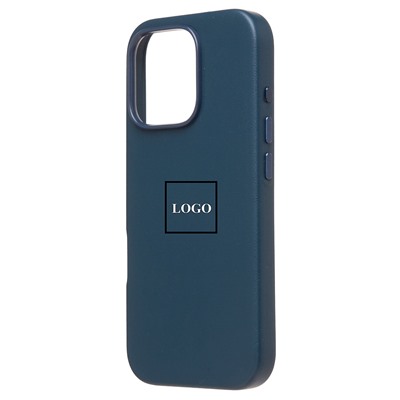 Чехол-накладка ORG SM002 экокожа SafeMag для "Apple iPhone 16 Pro" (pacific blue) (234503)