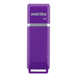 Флэш накопитель USB  4 Гб Smart Buy Quartz (violet)