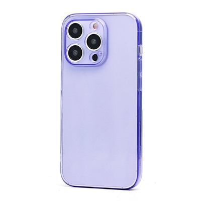 Чехол-накладка - SC344 для "Apple iPhone 14 Pro" (transparent/violet) (232024)