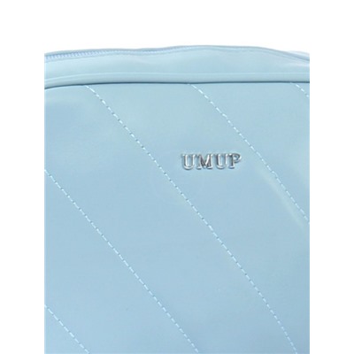 Сумка женская искусственная кожа UMUP-2023-017,  1отд,  плечевой ремень,  голубой 258671