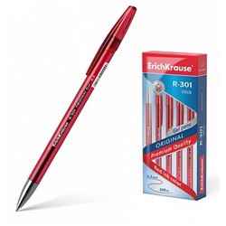 Ручка гелевая ORIGINAL 0.5мм красная R-301 42722 ErichKrause
