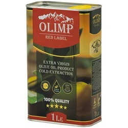 7 Масло оливковове нерафинированное Olimp Red Label Extra Virgin 1л Греция