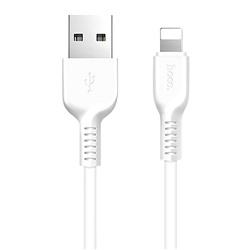 Кабель USB - Apple lightning Hoco X13 Easy  100см 2A  (white)