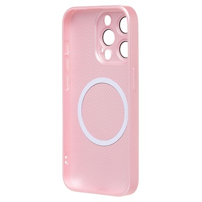Чехол-накладка ORG SM021 SafeMag для "Apple iPhone 15 Pro" (light pink)