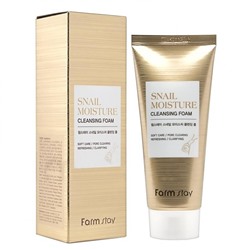 Пенка для умывания Farm Stay Snail Moisture Cleansing Foam