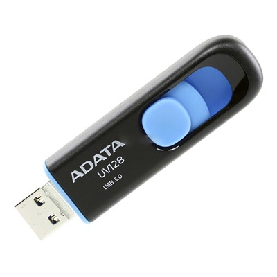 Флэш накопитель USB 32 Гб A-Data UV128 3.0 (black/blue)