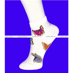 ЦЕНА 6 ПАР: BFL носки женские укороченные хлопок + капрон арт. 267