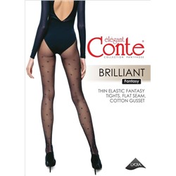 Колготки женские CONTE Колготки в горошек с люрексом BRILLIANT