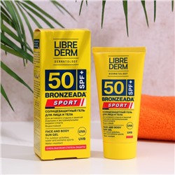 Солнцезащитный гель для лица и тела LIBREDERM sport 50 SPF+, 50 мл