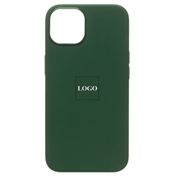 Чехол-накладка ORG Silicone Case SafeMag с анимацией для "Apple iPhone 13" (клевер)